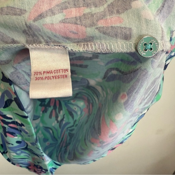 Masters MAGNOLIA LANE Collection Sleeveless Golf Polo M Medium Women’s Floral - Picture 6 of 7